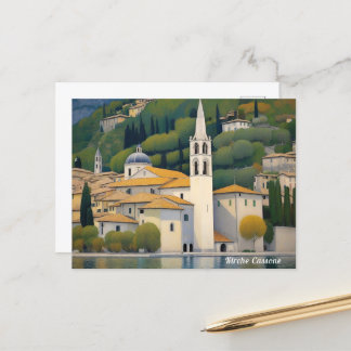 Kirche Cassone Gustav Klimt Painting Captivating Vykort