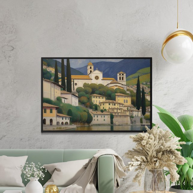 Kirche Cassone Gustav Klimt Painting Serene Poster (Skapare uppladdad)