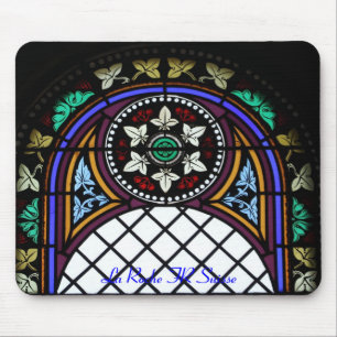 Kirchenfenster La Roche FR Suisse Mousepad Musmatta