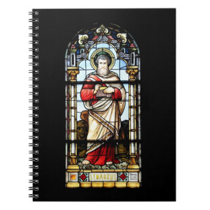 Kirchenfenster Plaffeien Schweiz/Suisse Nootbook Anteckningsbok