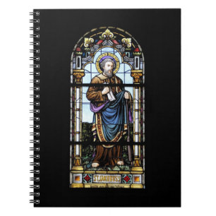 Kirchenfenster Plaffeien Schweiz/Suisse Nootbook Anteckningsbok