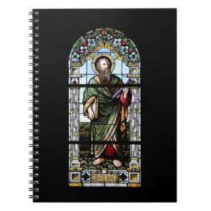 Kirchenfenster Plaffeien Schweiz/Suisse Nootbook Anteckningsbok Med Spiral
