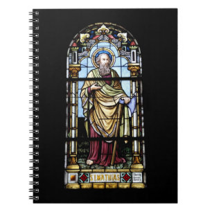 Kirchenfenster Plaffeien Schweiz/Suisse Nootbook Anteckningsbok Med Spiral