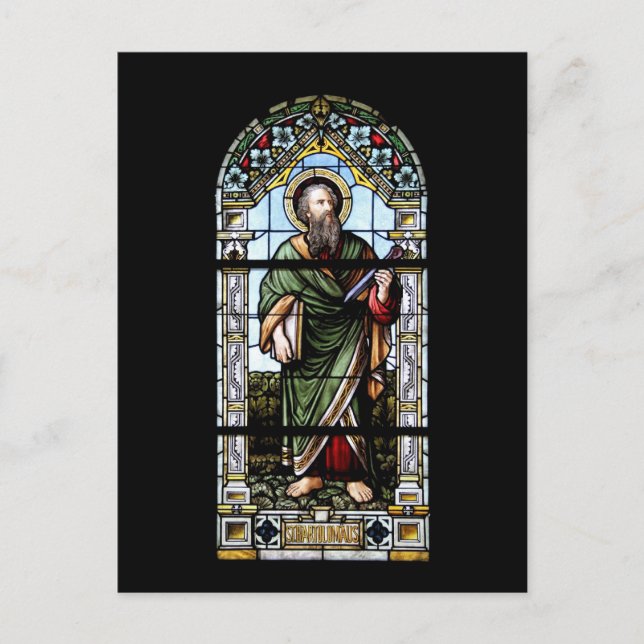 Kirchenfenster Postkarte Vykort (Framsida)