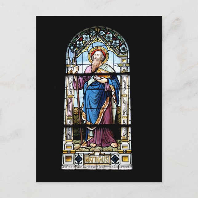 Kirchenfenster Postkarte Vykort (Framsida)