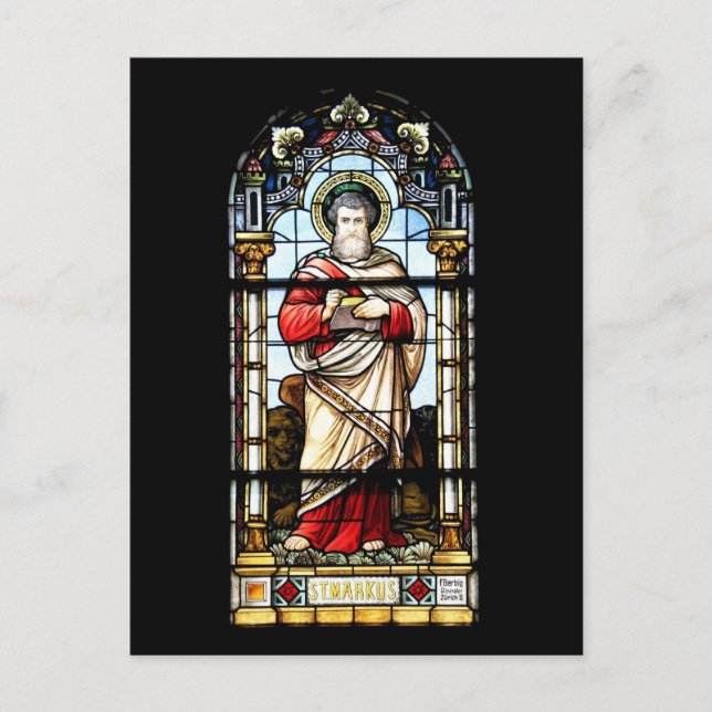 Kirchenfenster Postkarte Vykort (Framsida)