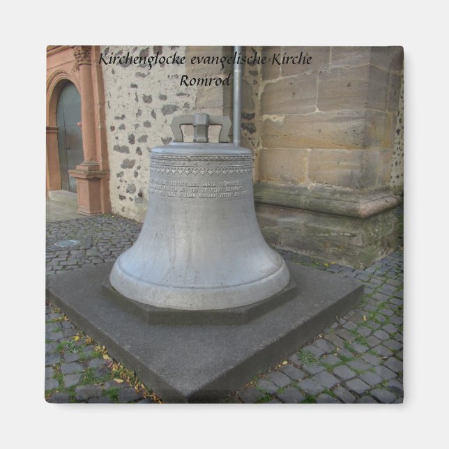 Kirchenglocke evangelische Kirche Romrod Magnet (Framsidan)