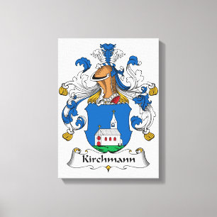 Kirchmann Family Crest Canvastryck