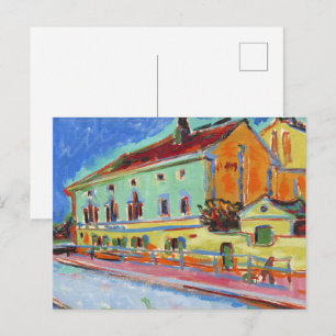 Kirchner Bellevue Danssal Expressionistisk konst Vykort