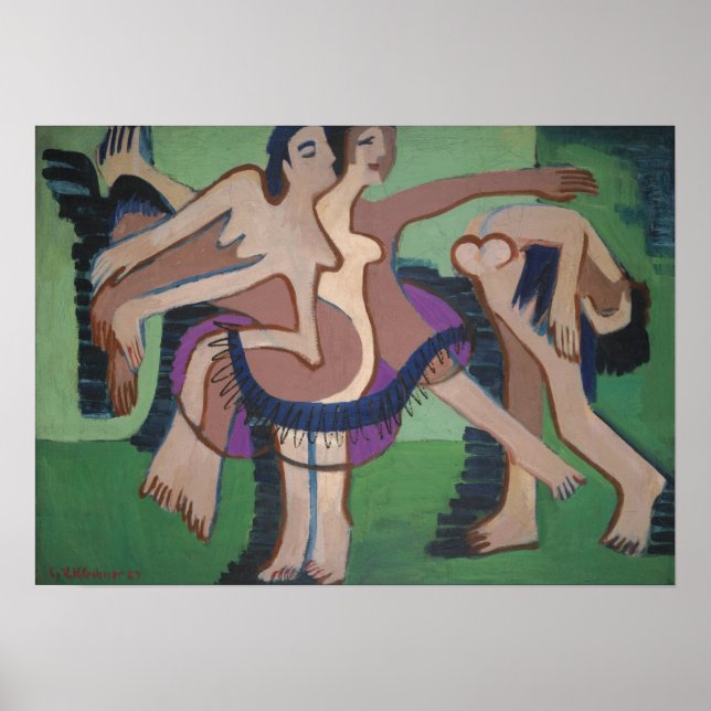 Kirchner - Dansgrupp Lot Poster (Framsidan)