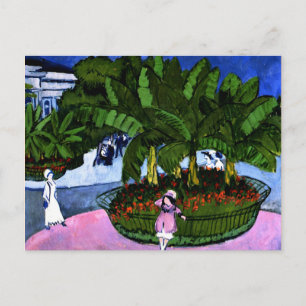 Kirchner - Das Boskett-Albertplatz i Dresden Vykort