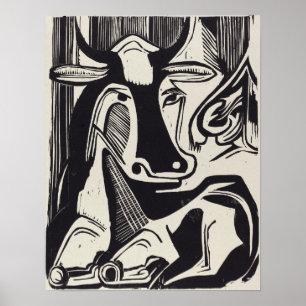 Kirchner - Den stora kon Ljugande 1929 Poster