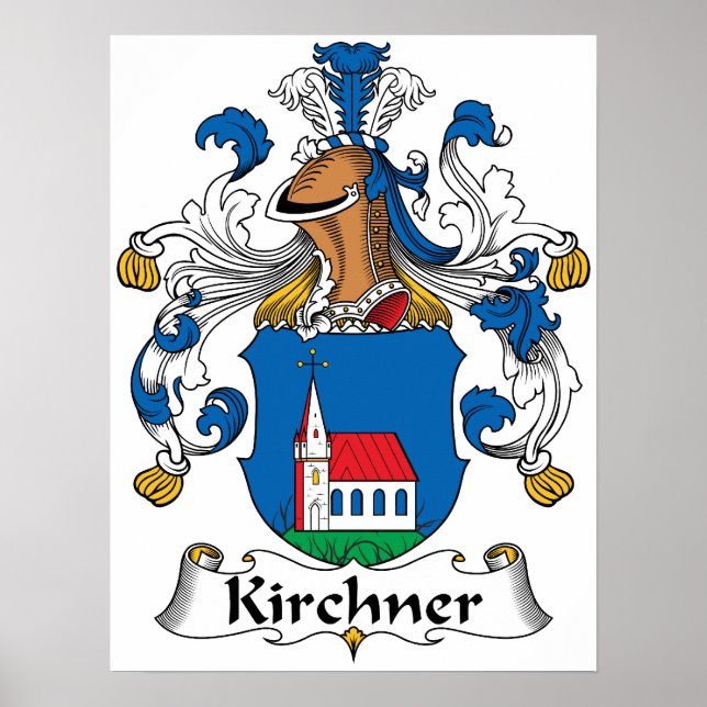 Kirchner Family Crest Poster (Framsidan)