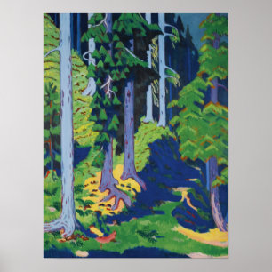 Kirchner - Forest Insida Poster