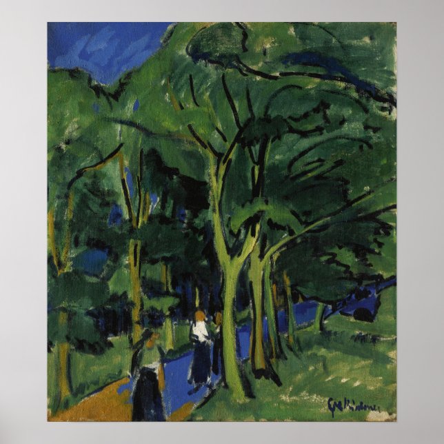 Kirchner - Forest Road Poster (Framsidan)