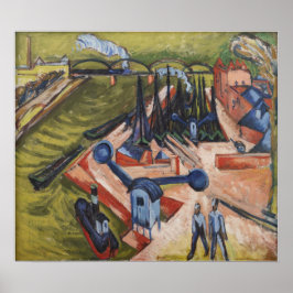 Kirchner - Frankfurt 1916 Poster