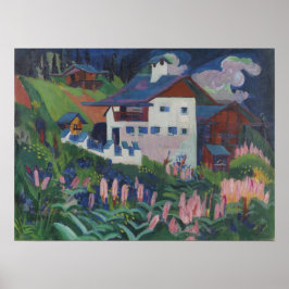 Kirchner - House in Meadows Poster