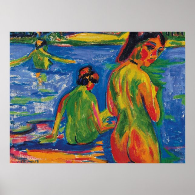 Kirchner - i Sjöns badstuga 1909 Poster (Framsidan)
