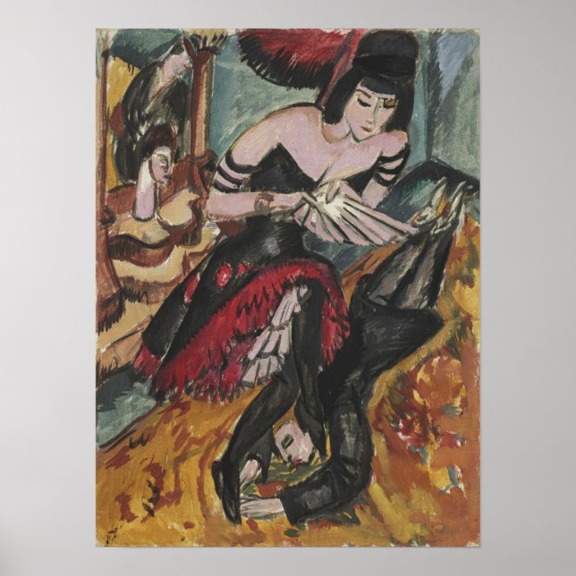 Kirchner - Pantomim Reimann Hämnden Dansen 191… Poster (Framsidan)