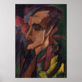 Kirchner - Porträtt 1914 Poster