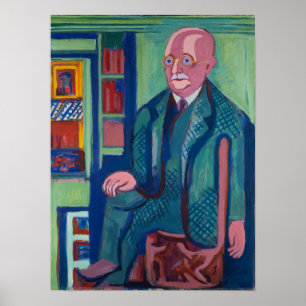 Kirchner - Porträtt Dr. Carl Hagemann 1928 Poster