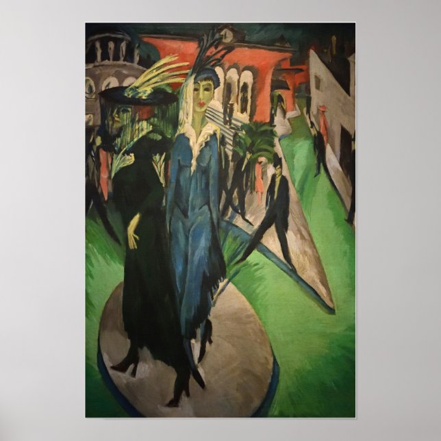 Kirchner - Potsdamer Platz Poster (Framsidan)