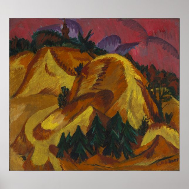 Kirchner - Sand Mountains Poster (Framsidan)