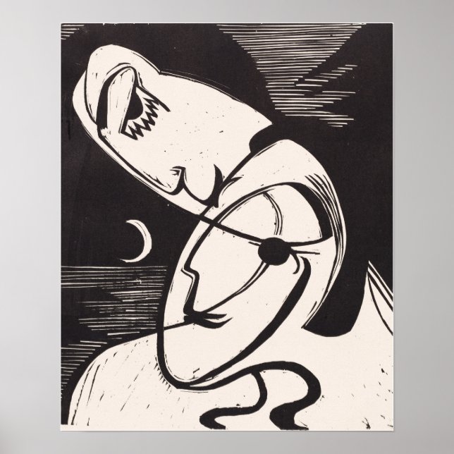 Kirchner - The Kiss Poster (Framsidan)