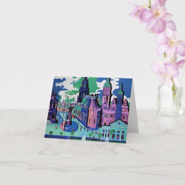 Kirchner - Vy of Dresden Kort (Orkide)