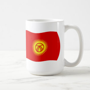 Kirgisiska Republiken Flagga Mugg
