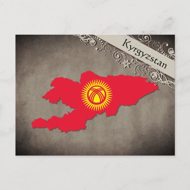 Kirgisistan Vykort (Framsida)