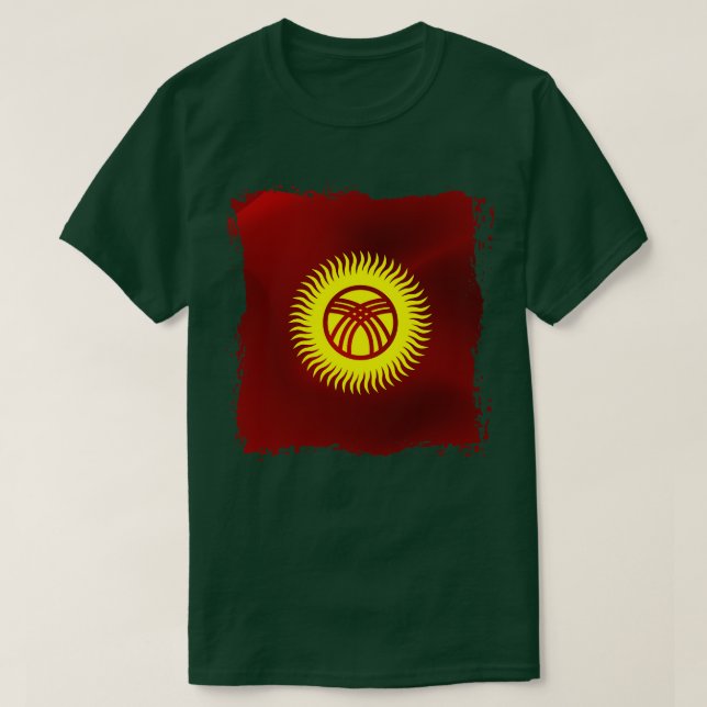 Kirgistan Artwork 1 T Shirt (Design framsida)