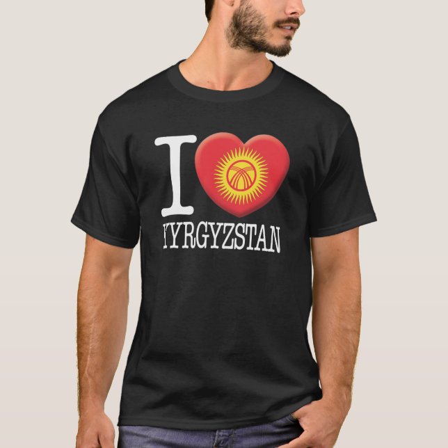 Kirgizistan 2 t-shirt (Framsida)