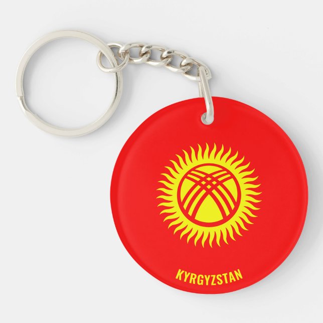 Kirgizistan Flagga Charming Patriotic (Framsidan)