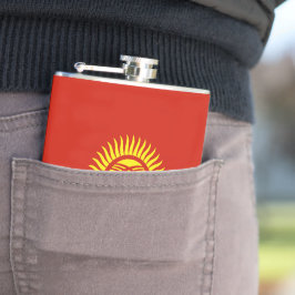 Kirgizistan flagga fickplunta
