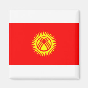 Kirgizistan Flagga Magnet