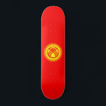 Kirgizistan Flagga Mini Skateboard Bräda 18,5 Cm<br><div class="desc">Patriotisk flagga i Kirgizistan.</div>