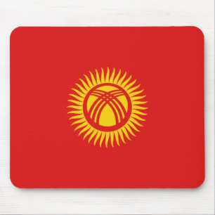 Kirgizistan Flagga Mousepad Musmatta