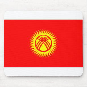 Kirgizistan Flagga Musmatta