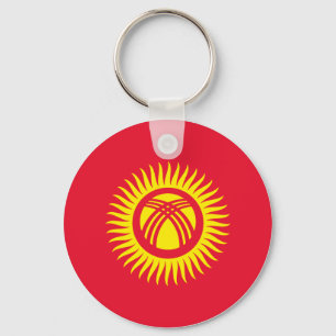 Kirgizistan Flagga Nyckelring