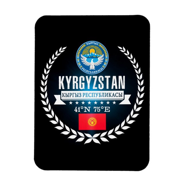 Kirgizistan Magnet (Vertikal)