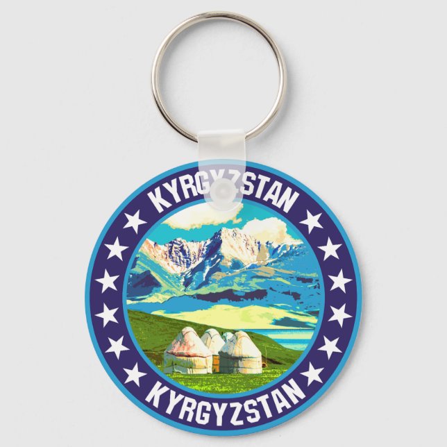 Kirgizistan Nyckelring (Framsida)