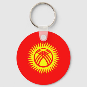 Kirgizistans flagga nyckelring