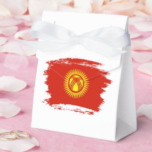 Kirgizistans flagga presentaskar