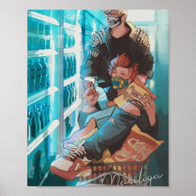 Kiribaku Punks Poster (Framsidan)