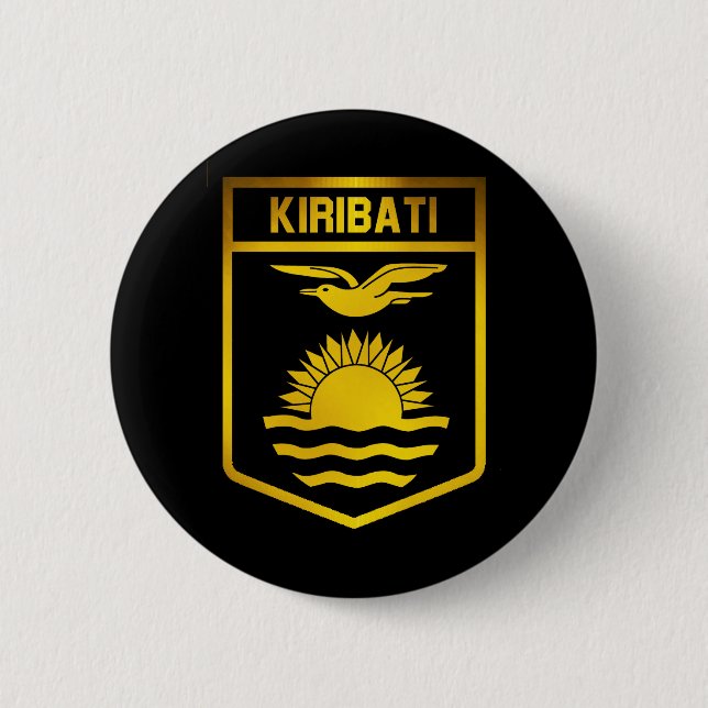Kiribati Emblem Knapp (Framsida)