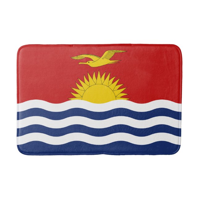 Kiribati Flagga Badrumsmatta (Framsidan)