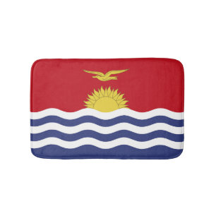 Kiribati flagga badrumsmatta