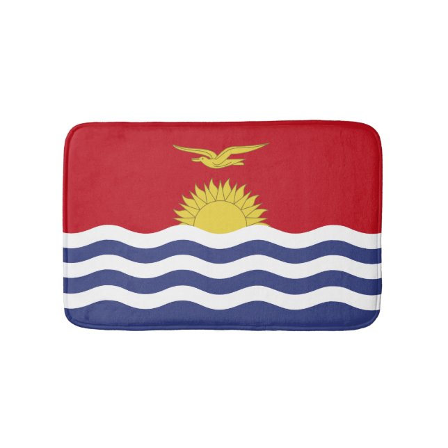 Kiribati flagga badrumsmatta (Framsidan)
