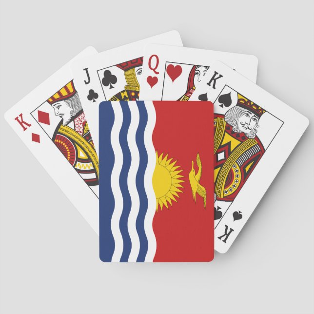 Kiribati Flagga Casinokort (Baksidan)